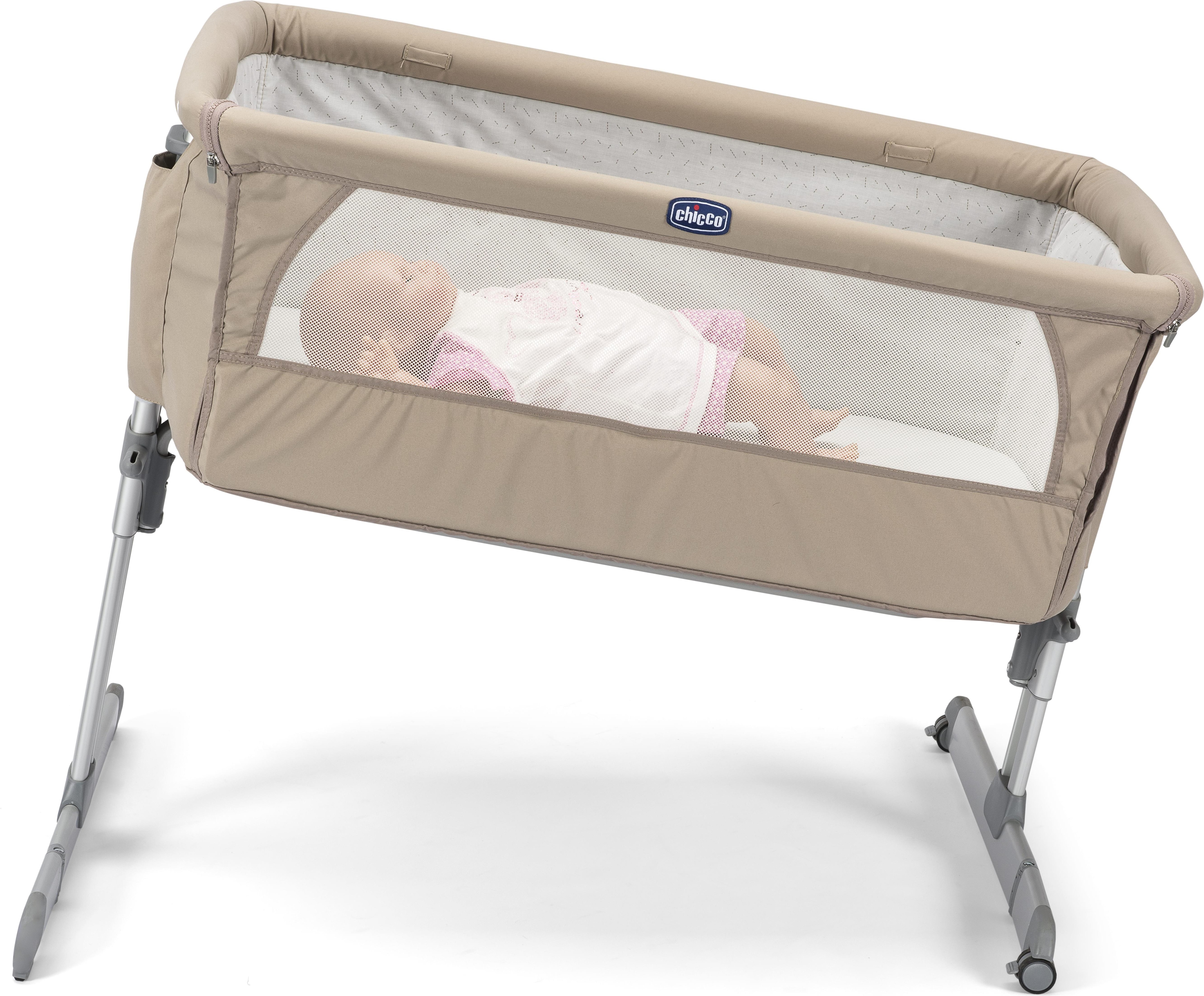 Next to me crib beige top